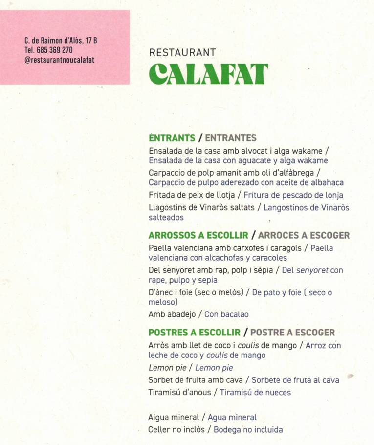 Jornada Restaurant Calafat